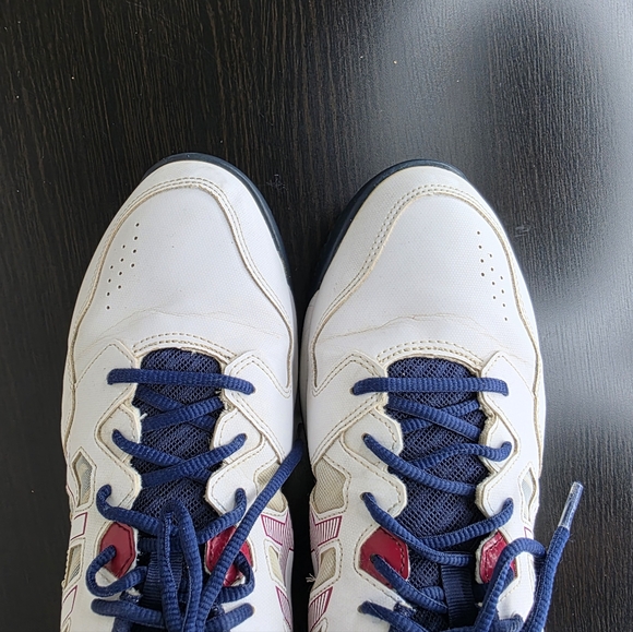 ASICS Men's GEL-RENMA Pickleball Sneaker Standard White Burgundy Size 13 F961123 - Picture 12 of 16